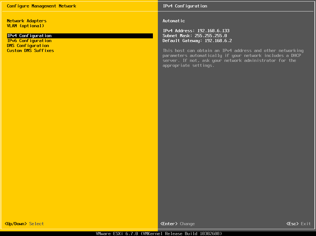 IPv4 Configuration